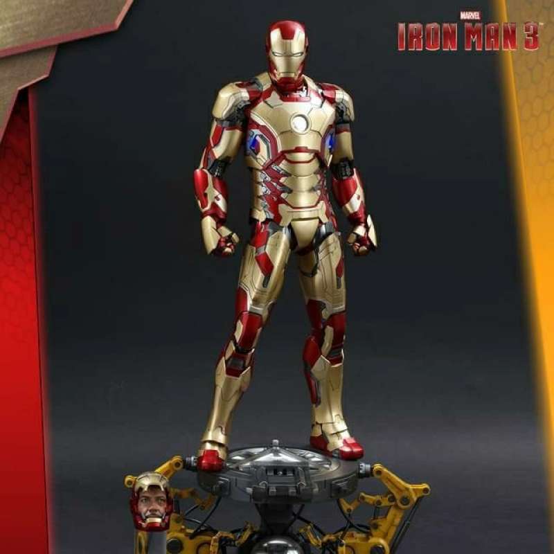 Promo HOT TOYS QS008 IRON MAN MARK 42 XLII DELUXE VER REISSUE HT 1 4 SCALE Diskon 23 Di Seller