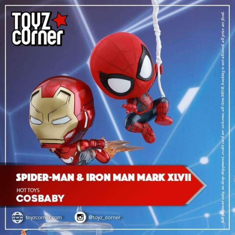 Promo Hot Toys Cosbaby Spider Man Iron Man Mark Xlvii Tocko Diskon Di Seller