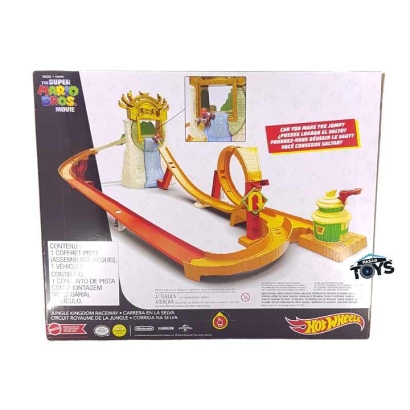 Jual Hot Wheels The Super Mario Bros Movie Track Set Jungle Kingdom