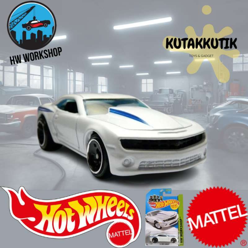Jual Hot Wheels Mobil Sedan Muscle Car 2014 Copo Camaro Putih Strip Biru Hw Workshop Di Seller