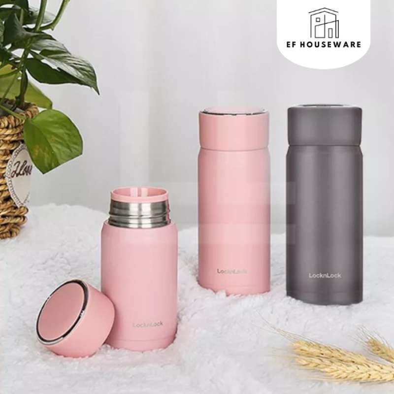 Jual Exclusive Point Screw Tumbler Locknlock Hot Cool Lhc4241 Isi 200ml Pink 260ml Di Seller
