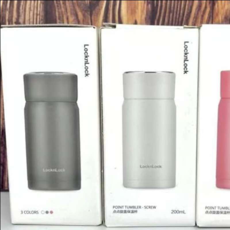 Jual Exclusive Point Screw Tumbler Locknlock Hot Cool Lhc4241 Isi 200ml Pink 260ml Di Seller