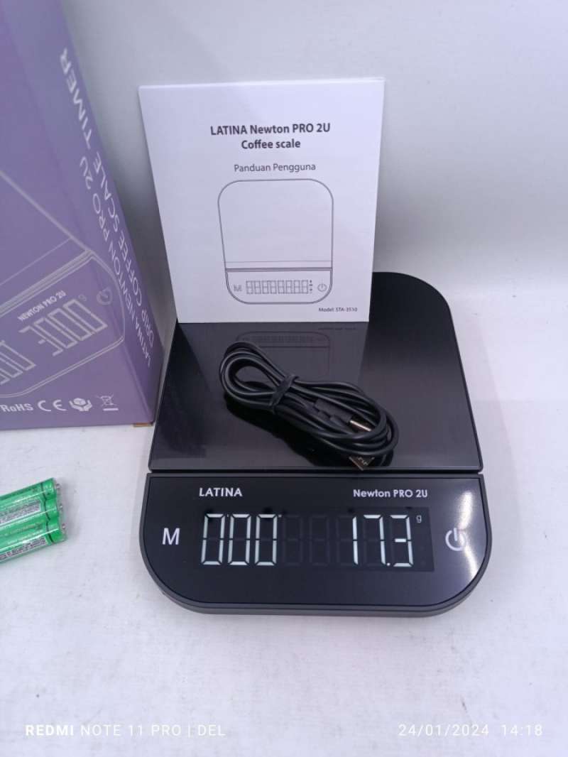 Jual Alat Kopi Latina Newton Pro Coffee Drip Scale Timer Timbangan Seduh Di Seller Elezea Store