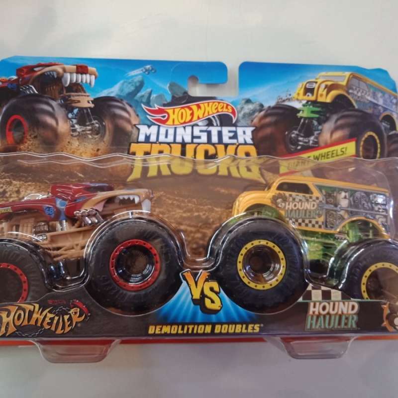 Jual Hot Wheels Monster Trucks Hotweiler Vs Hound Hauler Di Seller Andalas Store Kalibata