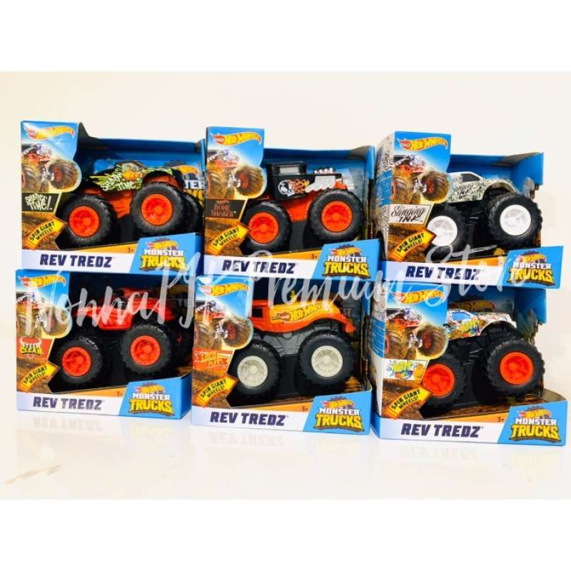 Promo Hot Wheels Monster Jam Rev Tredz Vehicle Satuan Steerclear Diskon Di Seller Dm