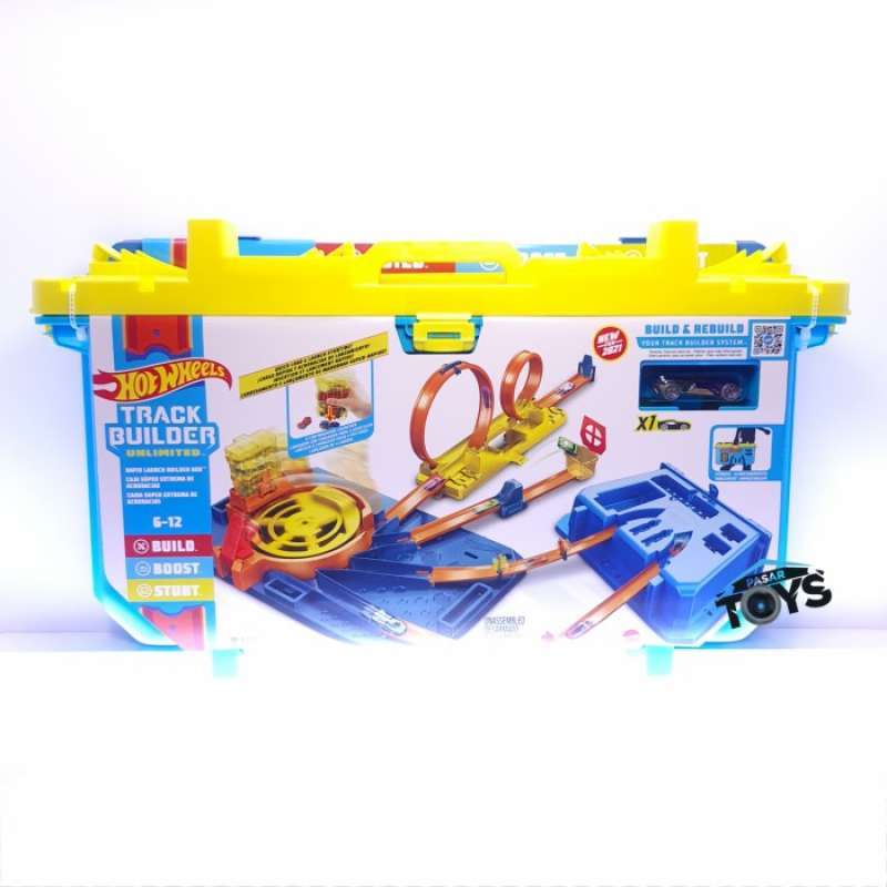 Promo Hot Wheels Track Builder Unlimited Rapid Launch Builder Box Mattel Diskon Di Seller