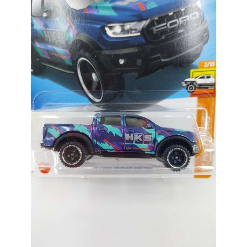 Promo Hot Wheels Ford Ranger Raptor Hks Pickup Biru Hot Trucks