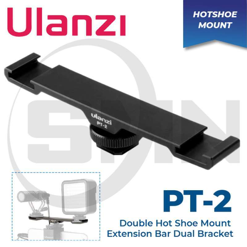 Jual Ulanzi Pt Dual Hot Cold Shoe Mount Adapter Bracket For Mic Led Flash Di Seller Owl Store