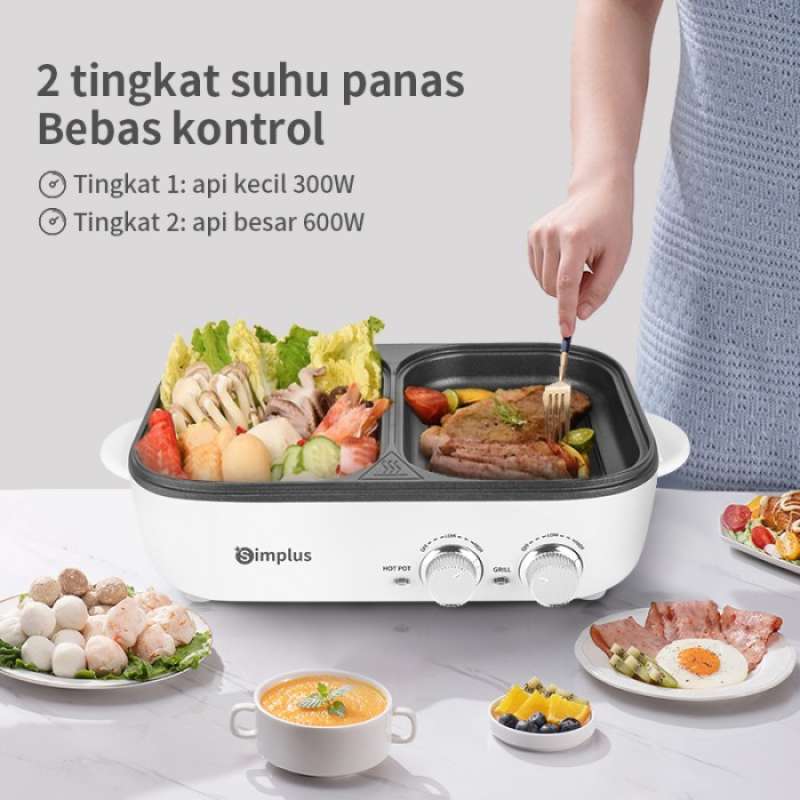 Jual Simplus Panci Listrik Hot Pot Bbq Serbaguna In Wajan Alat Satuan Di Seller Circlet