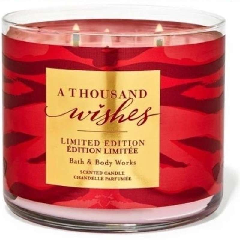 Promo Bath Body Works Bbw A Thousand Wishes For You Wick Candle