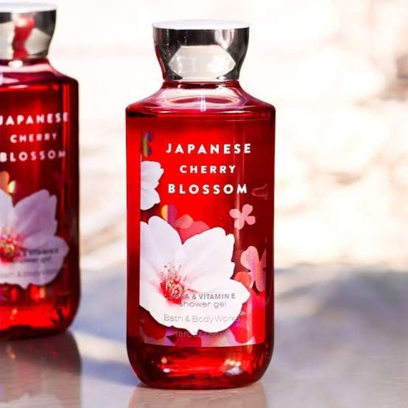 Promo Bath Body Works Bbw Japanese Cherry Blossom Shower Gel Ml