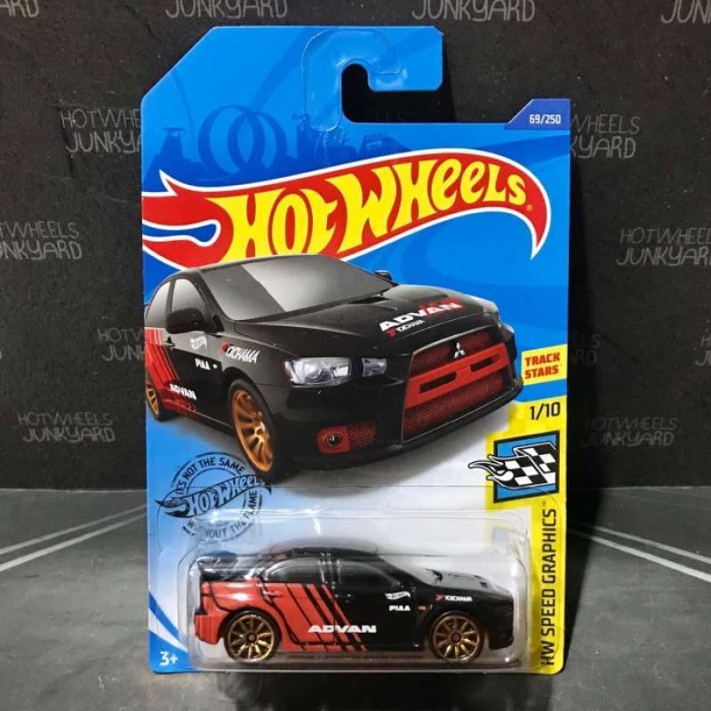 Promo Hot Wheels Mitsubishi Lancer Evolution Advan Hw Speed Graphics Diskon Di Seller