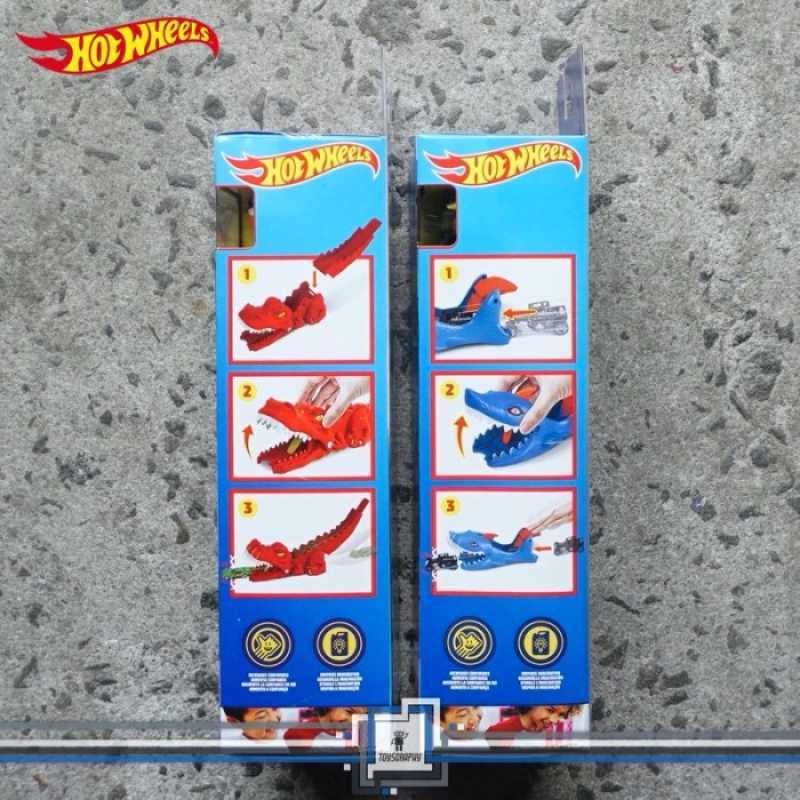Jual Hot Wheels City Nemesis Shark Dino Launcher Hotwheels Track Warna Dino Di Seller