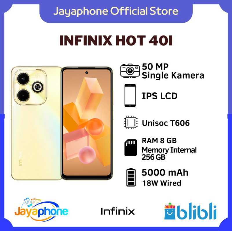 Promo Infinix Hot 40i 8 256 Gb Diskon 6 Di Seller Jayaphone Official Store Jayaphone Pt Kab