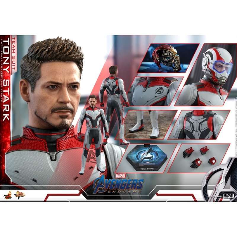 Jual Hot Toys Tony Stark Avengers Endgame Team Suit End Game Ht Mms Po Di Seller Qairina
