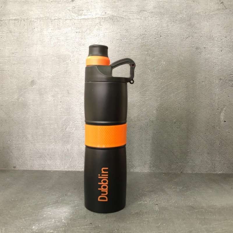 Promo New Tempat Air Minum Panas Dingin Termos Dubblin Hot Cold Style Termurah Orange