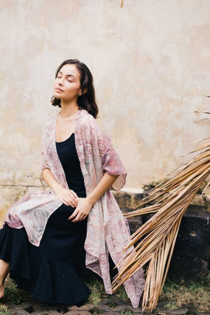 Jual Maharani Outer Viscose Batik Baju Pantai Outer Bikini Di Seller
