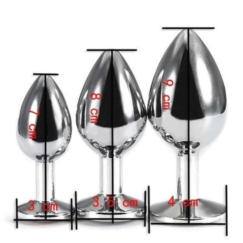 Promo Buttplug Stainless Butt Plug Anal Alat Bantu Kesehatan Pria Wanita Diskon Di