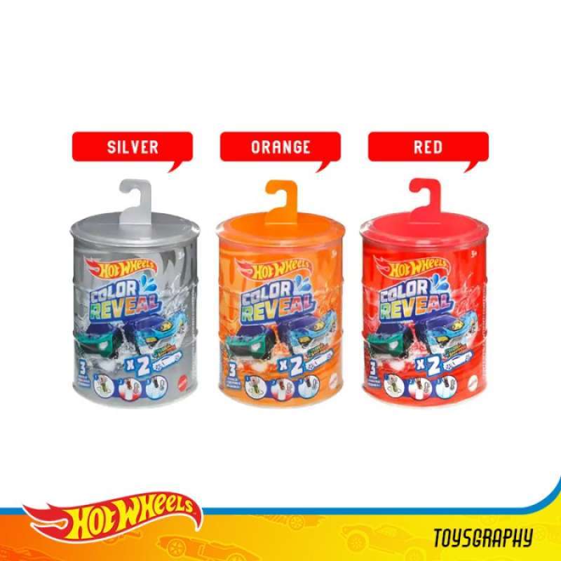 Promo HOT WHEELS COLOR REVEAL AND COLOR SHIFTER CHANGE HOTWHEELS ISI MOBIL Red Diskon
