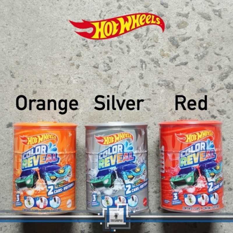 Promo HOT WHEELS COLOR REVEAL AND COLOR SHIFTER CHANGE HOTWHEELS ISI 2 MOBIL Orange Diskon