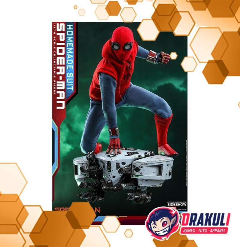 Promo Hot Toys Th Scale Spider Man Far From Home Spider Man Homemade Suit Diskon Di