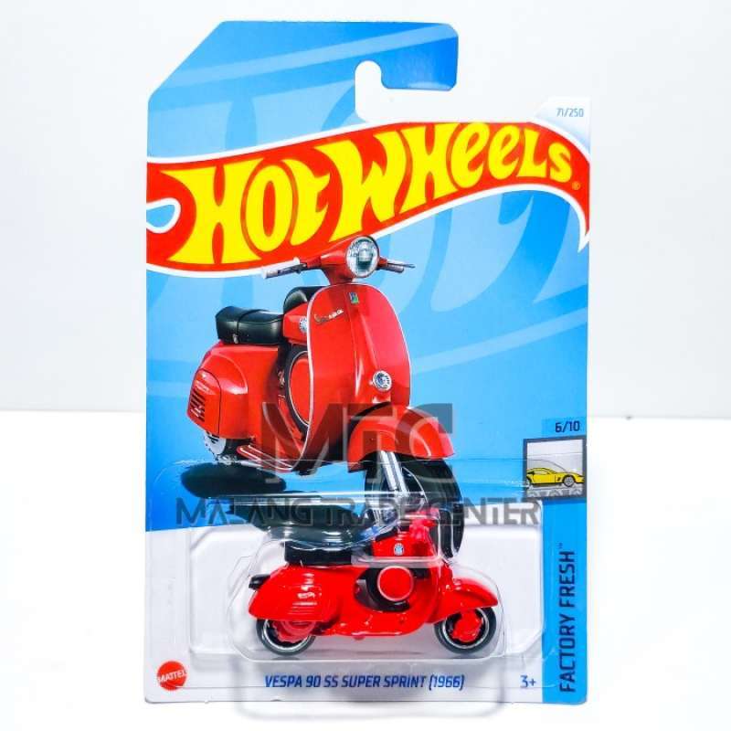 Jual Hot Wheels Vespa 90 Ss Super Sprint 1966 Merah D 2024 Red D24 Badcard Di Seller Velvet