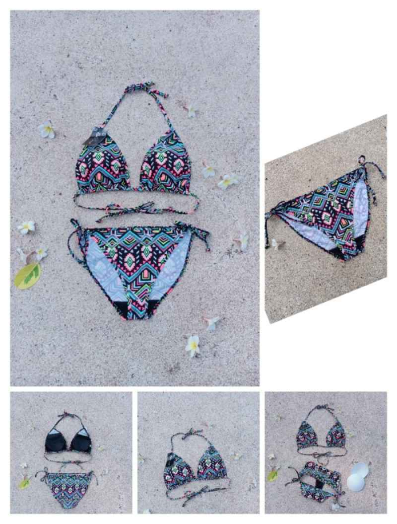 Jual Bk 3301 Rxo Triball Warna Warni Bikini Pantai Segitiga With Foam Xxl Di Seller Circlet