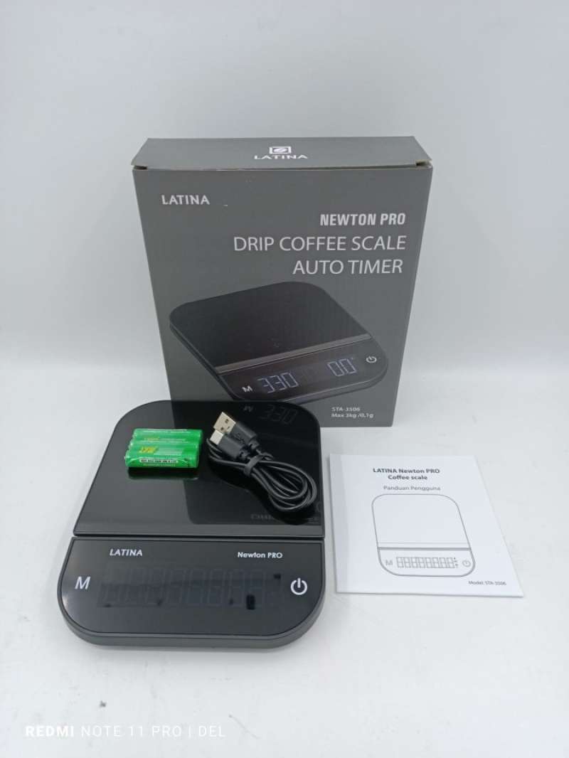 Promo Alat Kopi Latina Newton Pro Coffee Drip Scale Timer Timbangan Seduh Diskon Di Seller