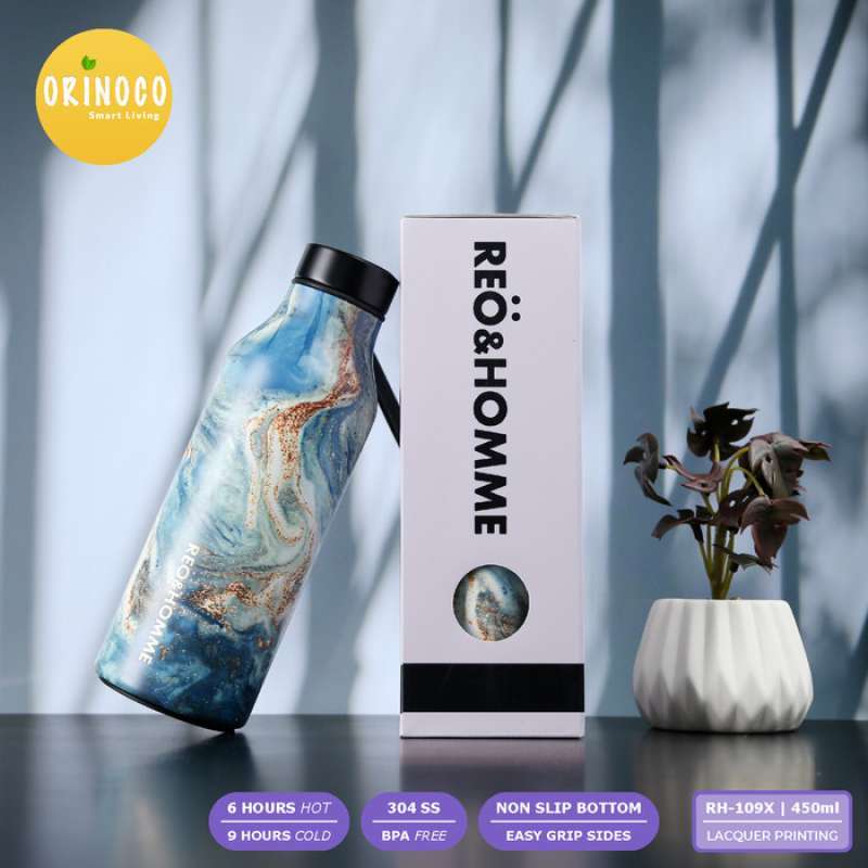 Jual Orinoco Tumbler Premium Rh Botol Vacuum Flask Ml Tahan Hot Cold Marbel Pattern Di