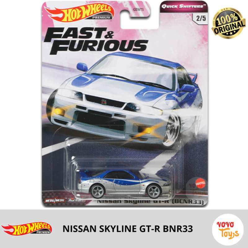Promo Hot Wheels Fast Furious Nissan Skyline GTR R Hotwheels Quick Shifter Diskon Di