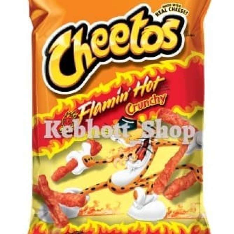 Promo Fritolay Cheetos Crunchy Flamin Hot Cheese Flavored Snacks 80z Diskon 33 Di Seller VIRGO