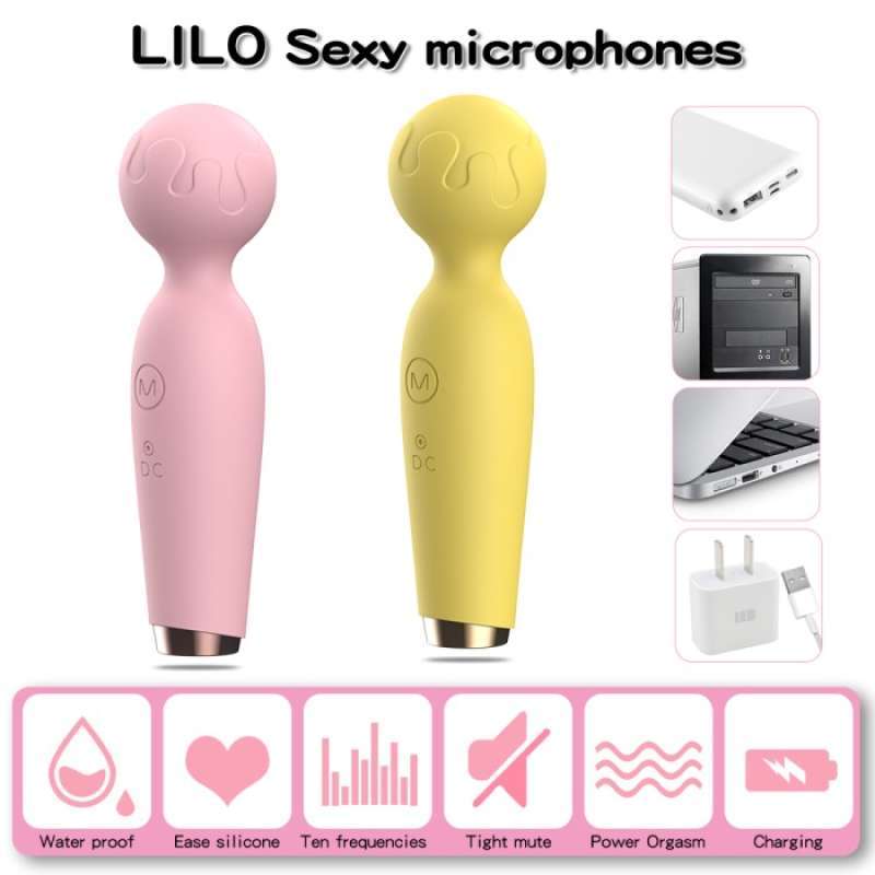 Promo Lilo Mini Av Dildo Vibrator Sex Toys Untuk Wanita Diskon Di