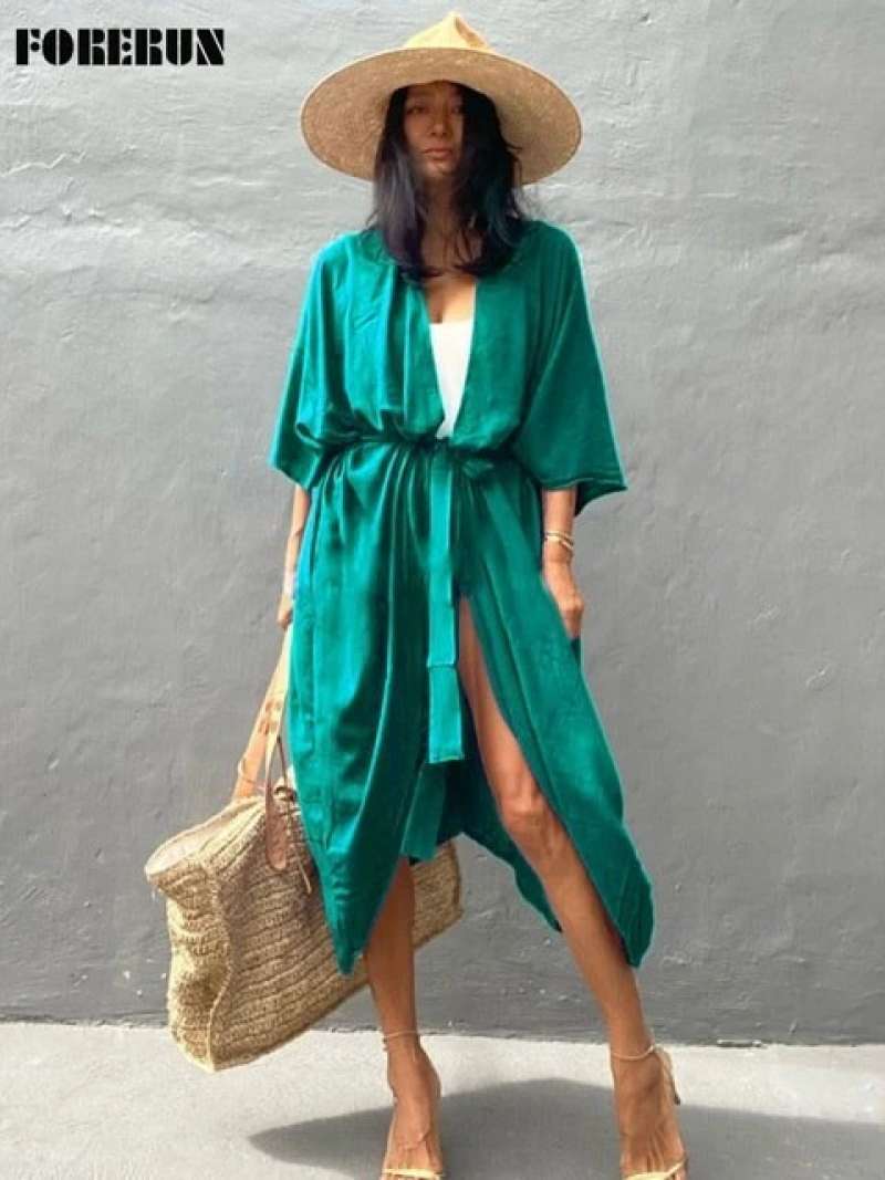 Jual Import Forerun Kimono Pantai Bikini Gaun Pembungkus Musim Panas Wanita Di Seller Zati Shop
