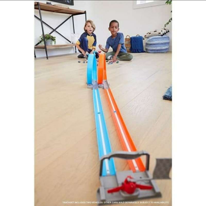 Promo Hot Wheels Track Hot Wheels Action Double Loop Dast Track Playset Diskon Di Seller