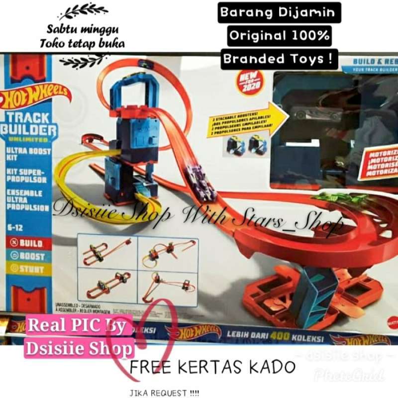 Promo Hot Wheels Track Builder Unlimited Ultra Stackable Booster Kit