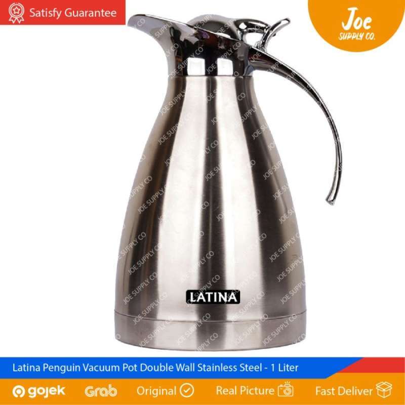 Promo Vacuum Pot Latina Penguin Liter Thermal Decanter Hot Cold Jug Diskon Di Seller