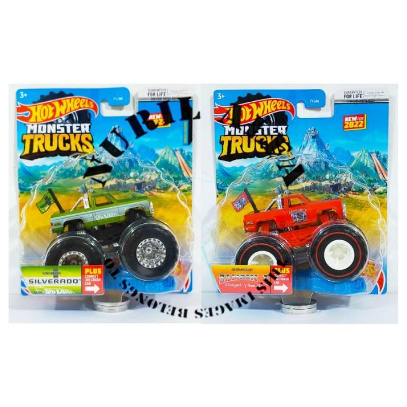 Promo HOT WHEELS MONSTER TRUCKS CHEVY PICK UP SERIES HOTWHEELS TRUCK LUTOFIA Diskon Di