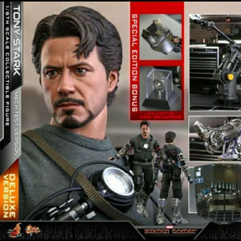 Promo Hot Toys Iron Man Tony Stark Mech Test Deluxe Special Edition Version Diskon Di Seller
