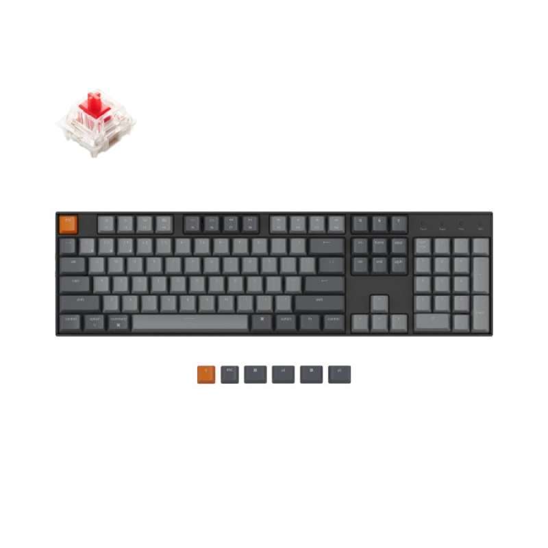 Jual Keychron K Full Size Gateron Mechanical Hot Swappable Rgb Backlight Red Switch Di