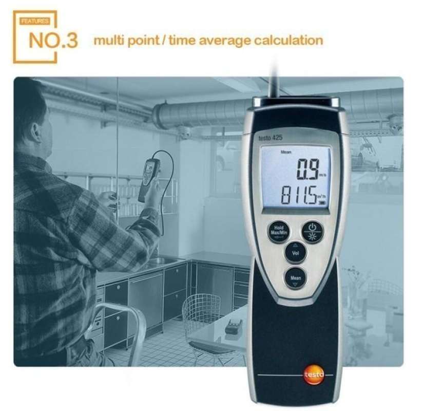 Jual Hot Wire Anemometer Handheld Testo Probe Hot Ball Anemometer High Di Seller Telkeshop