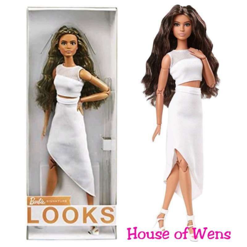 Promo Barbie Signature Looks Doll Lena Brunette Original Mattel Boneka Diskon Di Seller