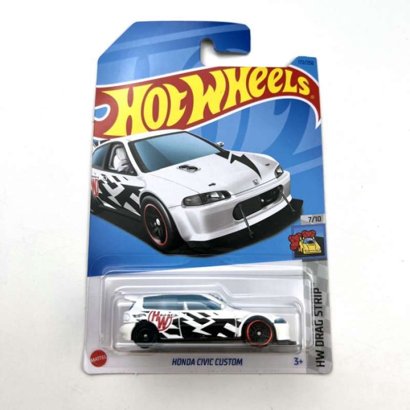 Promo HOT WHEELS HONDA CIVIC EG EF CUSTOM NEW ARRIVAL 2022 Cusrom White Diskon 50 Di
