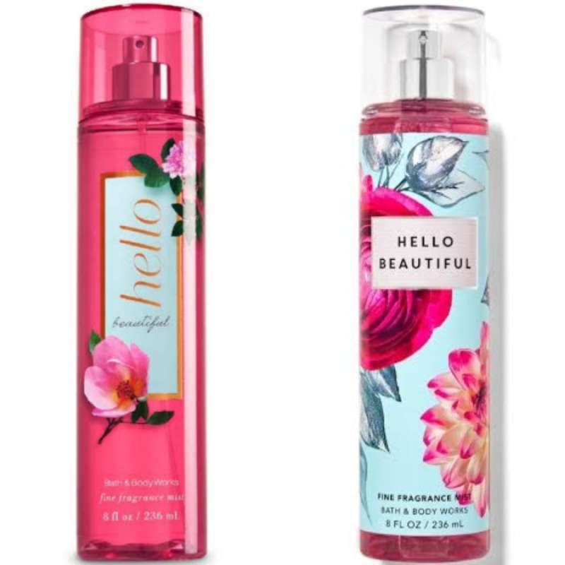 Promo Bath Body Works Bbw Hello Beautiful Fine Fragrance Mist Ml