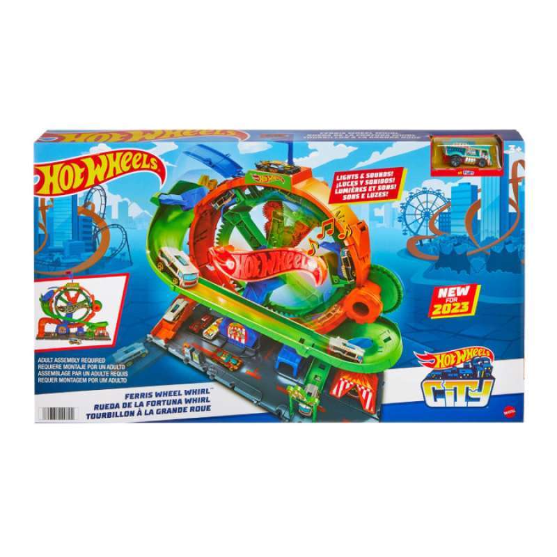 Promo HOT WHEELS CITY FERRIS WHEELS WHIRL PLAYSET HKX LUTOFIA Diskon Di Seller Lutofia