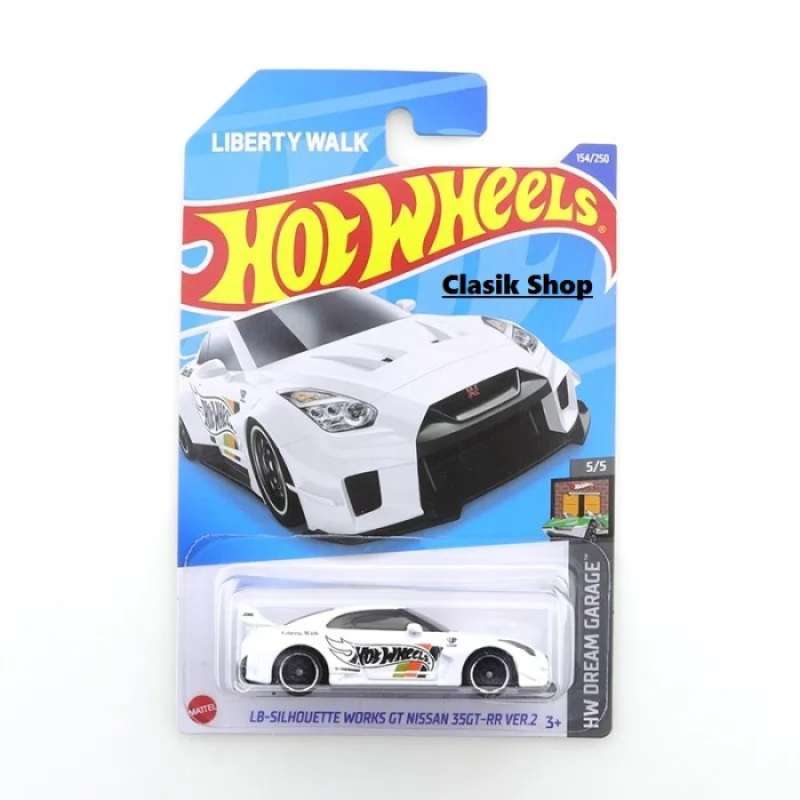 Promo Hot Wheels Liberty Walk Lbwk Silhouette Works Gt Nissan Gt Rr Putih Diskon Di