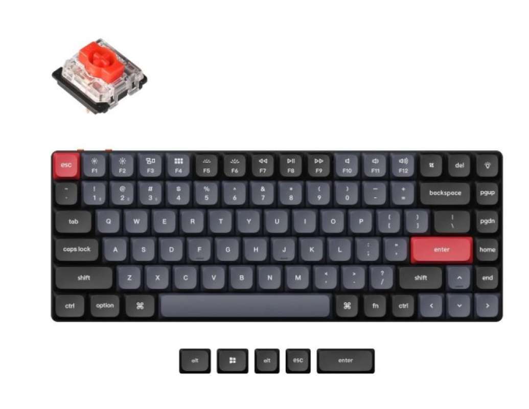 Promo Keychron K Pro Qmk Via Hot Swap Low Profile Gateron Carrying Case Diskon Di Seller