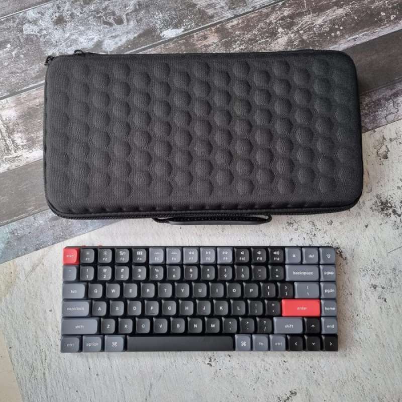 Promo Keychron K Pro Qmk Via Hot Swap Low Profile Gateron Carrying Case Diskon Di Seller