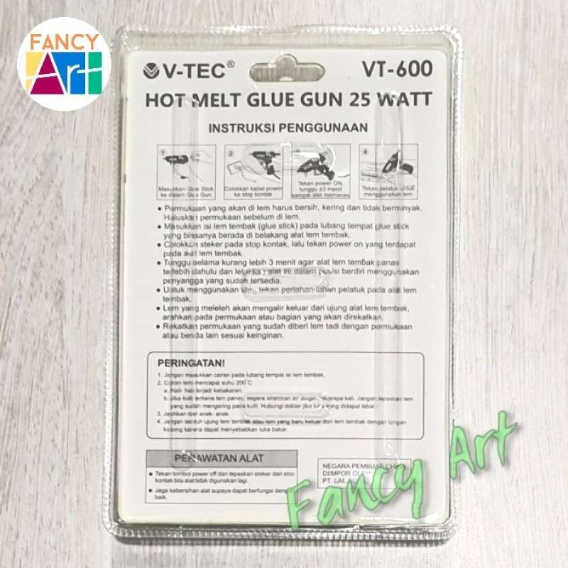 Jual V Tec Alat Lem Tembak Hot Melt Glue Gun Vt 600 25w Di Seller Premier Market Id