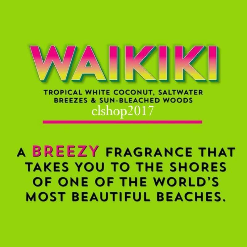 Promo Bath Body Works Bbw Waikiki Beach Coconut Ml Diskon Di