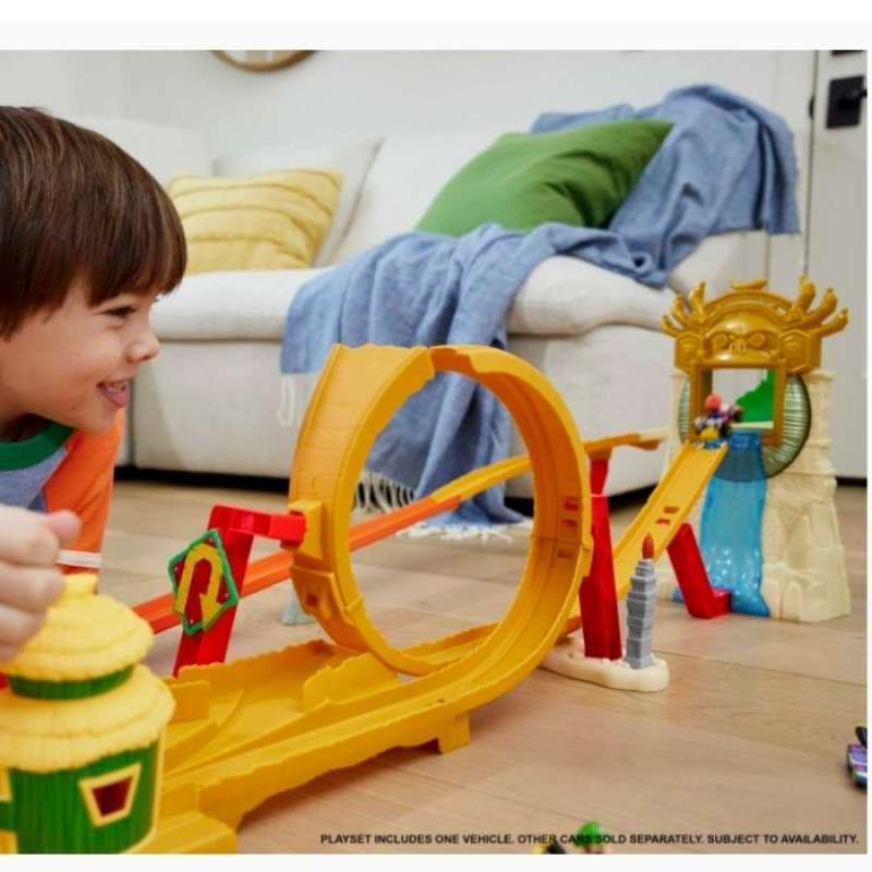 Jual Hot Wheels The Super Mario Bros Movie Track Set Jungle Kingdom